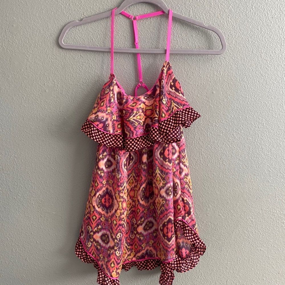 Victoria’s Secret- Hot Pink baby doll top- Size medium